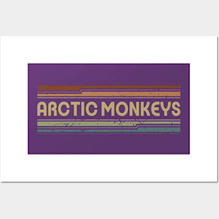 Arctic Monkeys Retro Lines Posters and Art